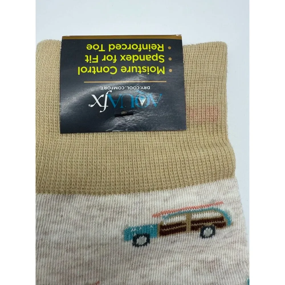 Novelty men's crew socks two pairs size 10-13